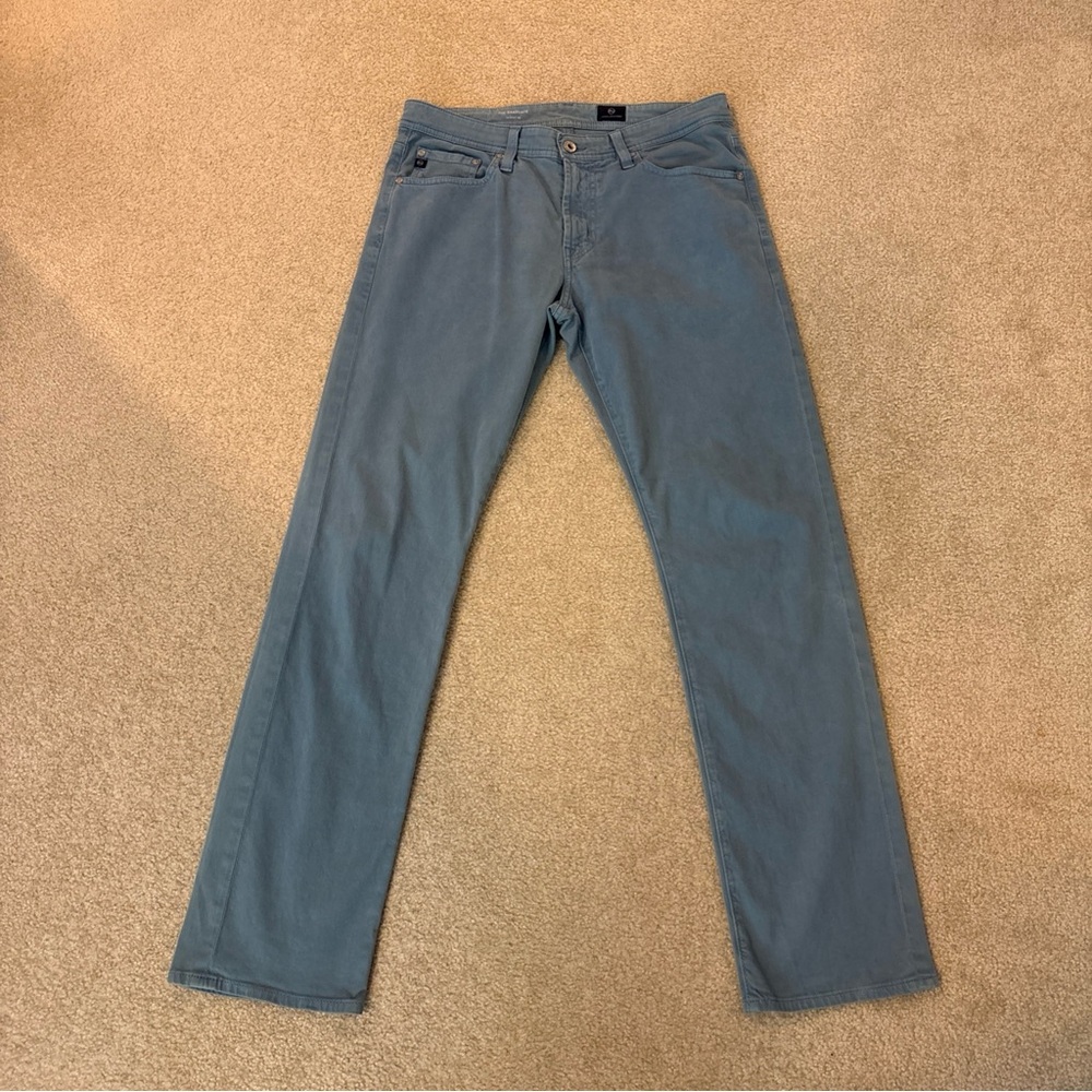 AG Adriano Goldschmied Graduate Tailored Leg Blue Pants Mens Size 31 X 32